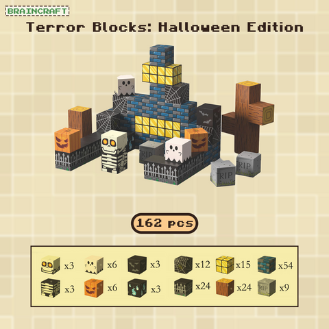 Terror Blocks: Halloween Edition - 162 Pcs BLACK FRIDAY OFFER -50% OFF