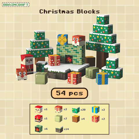 Christmas Blocks - 54 Pcs BLACK FRIDAY OFFER -50% OFF