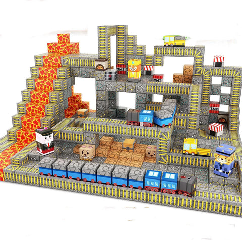 Block Train Station - 80 Pcs